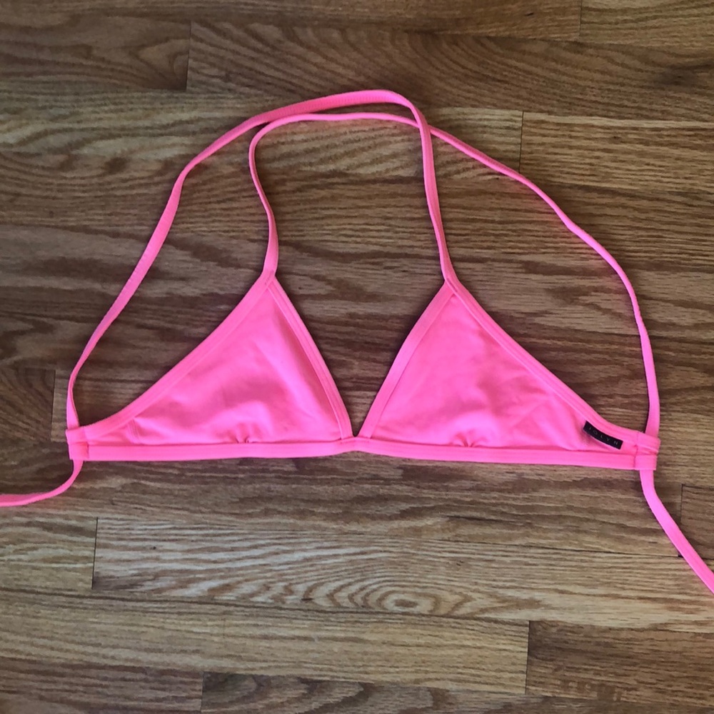 Jolyn Hot Pink Triangle Top
